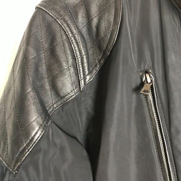 SOLD - Calvin Klein Black Moto-Style Jacket - Picture 9 of 12